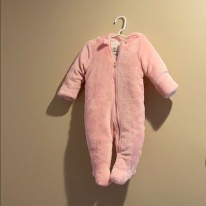 Cozy, baby girl jumpsuit